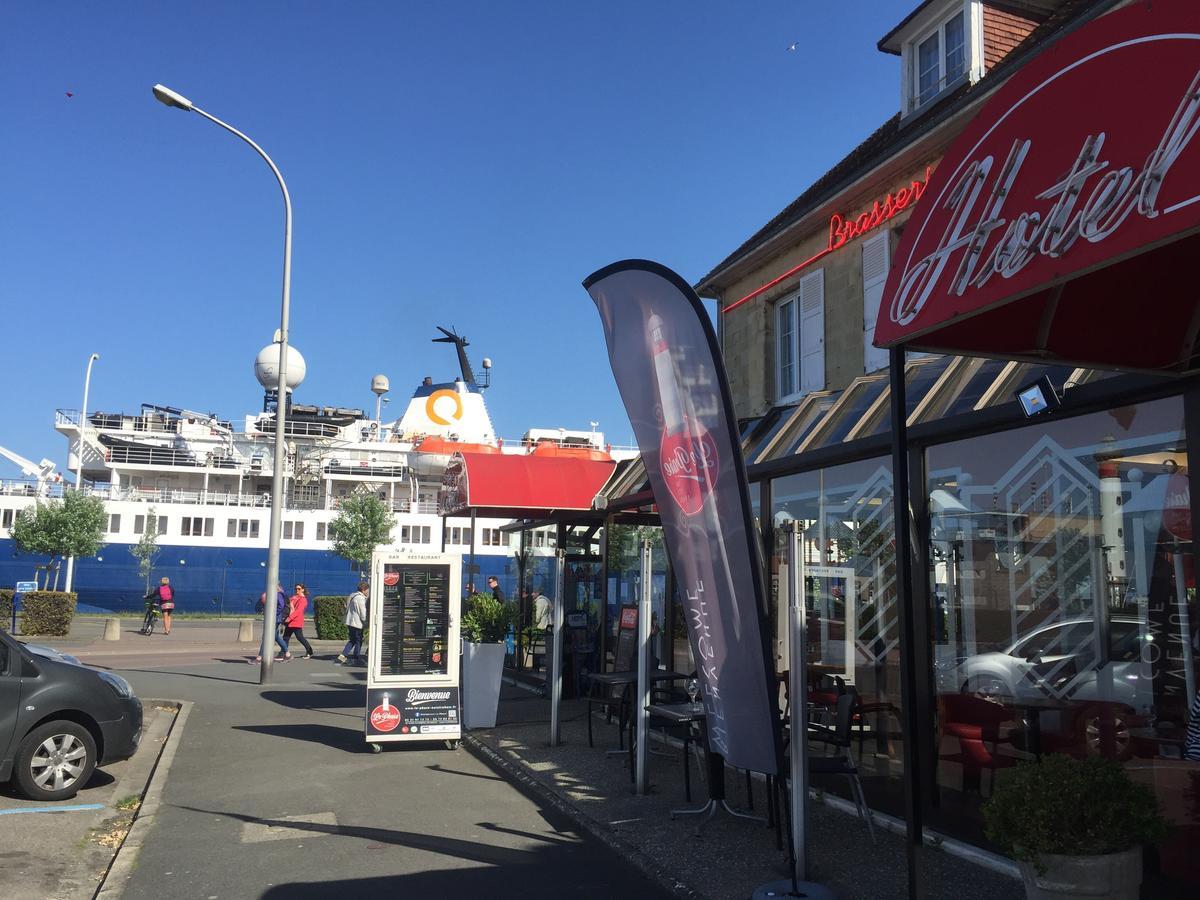Hôtel le phare Ouistreham Exterior foto